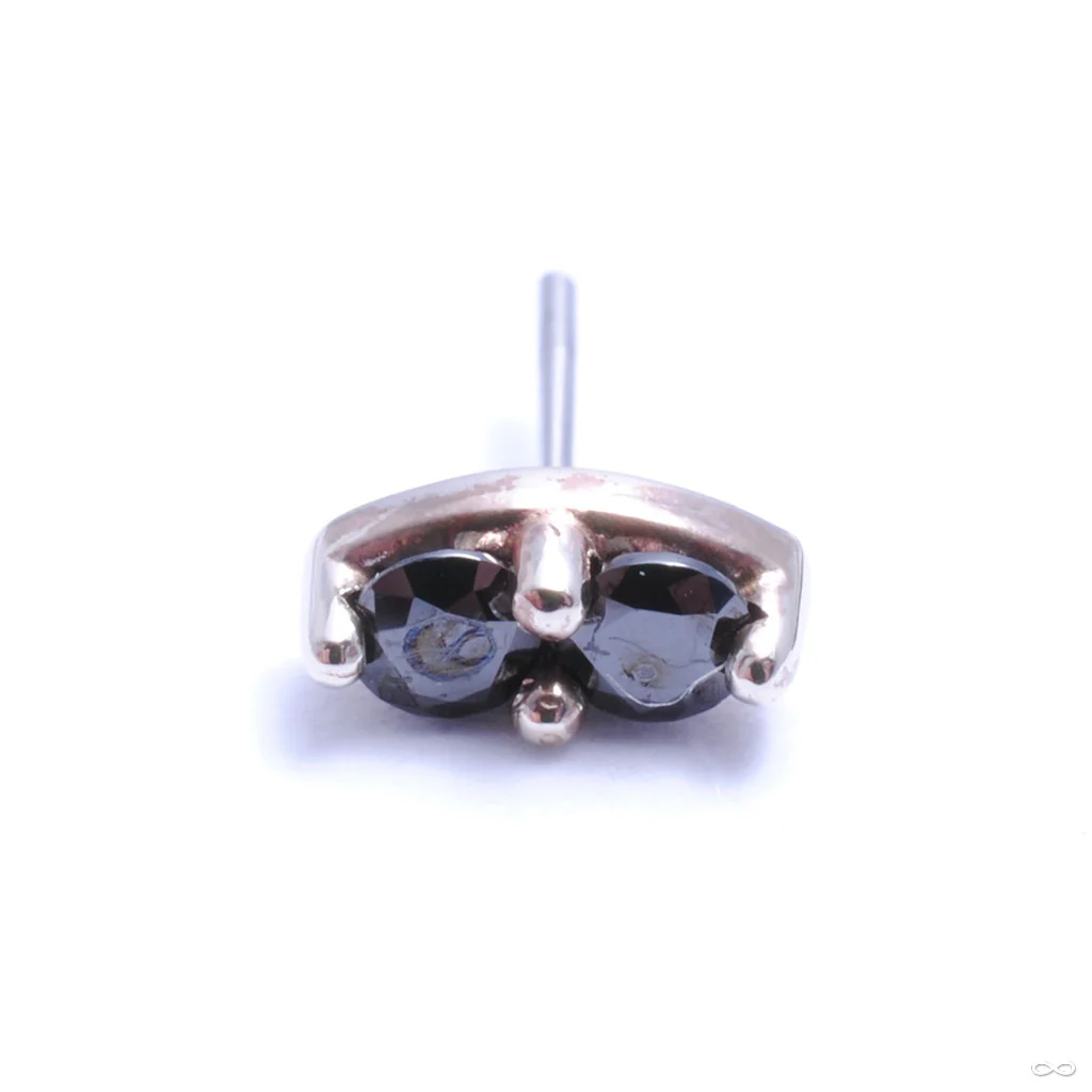 2 Stone Marquise Press-fit End in Gold from LeRoi - Image 11