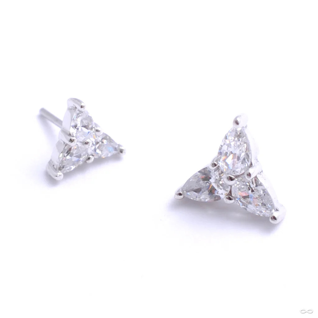 3 Little Pears Press-fit End in Gold from Buddha Jewelry - Image 3