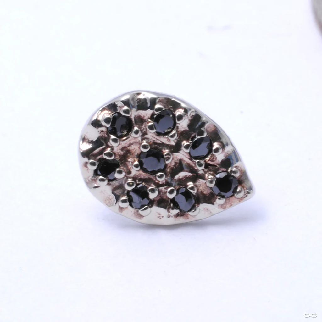 8 Stone Pear Press-fit End in Gold from LeRoi - Image 4