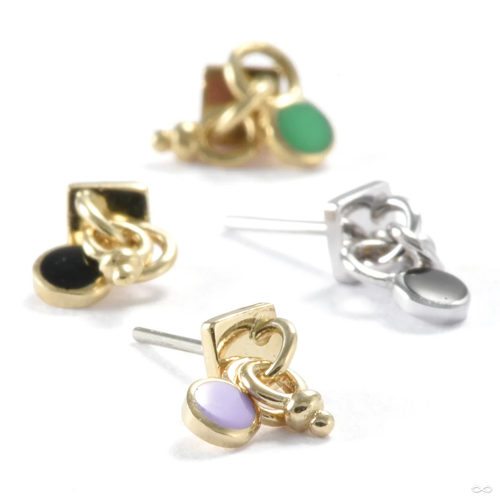 A Few Things Square Press-fit End in Gold from Pupil Hall