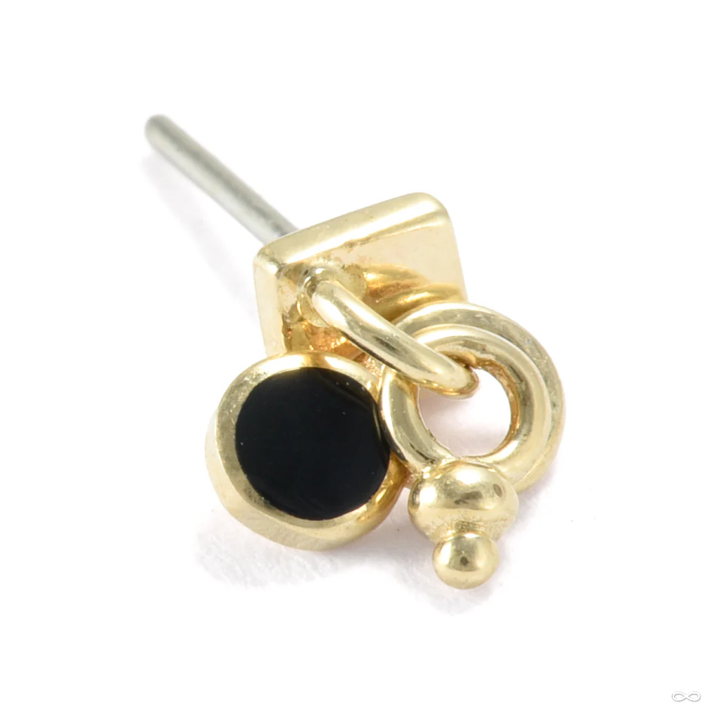 A Few Things Square Press-fit End in Gold from Pupil Hall - Image 3