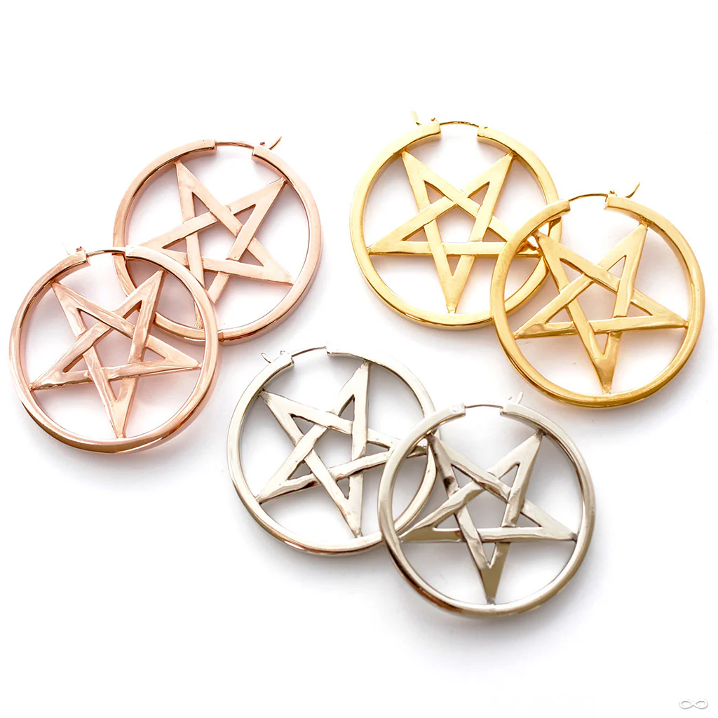 Ace of Pentacles Earrings from Maya Jewelry