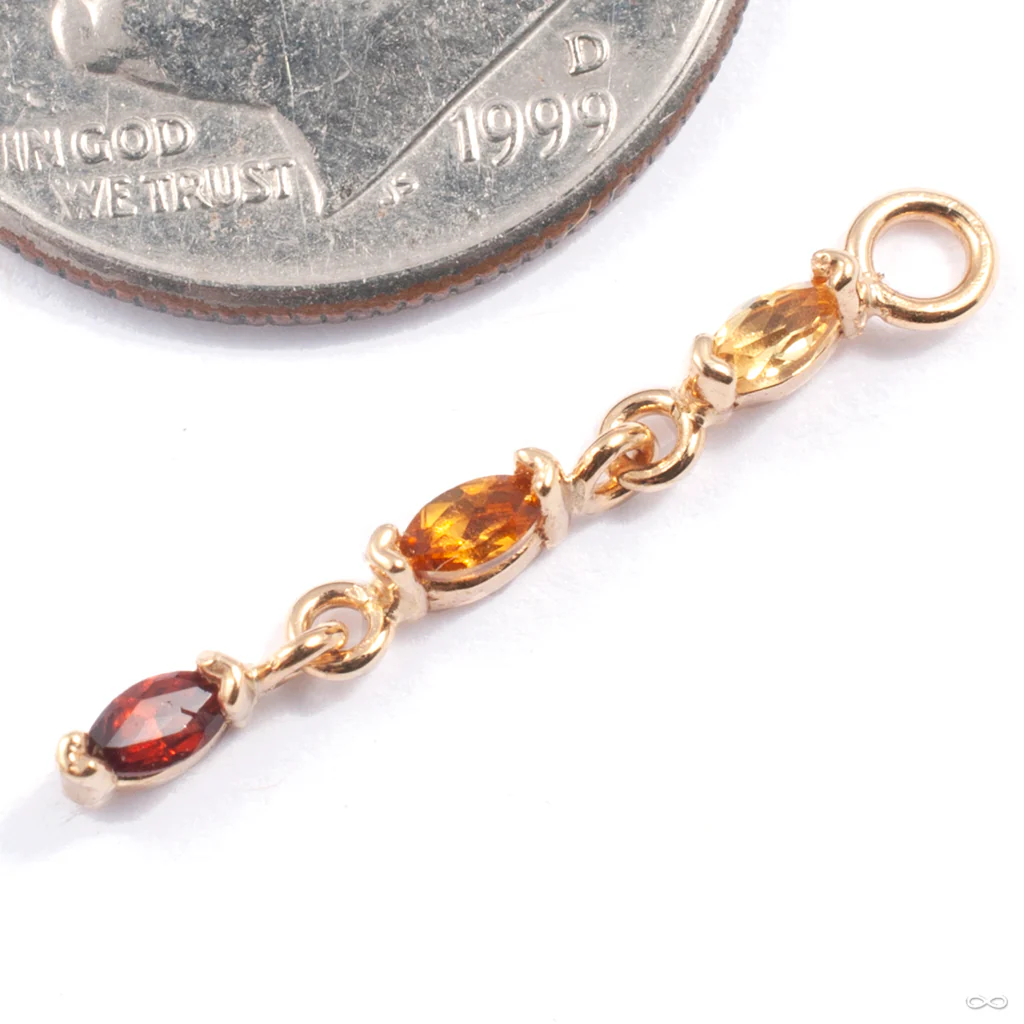 Adore Charm in Gold from Quetzalli - Image 3