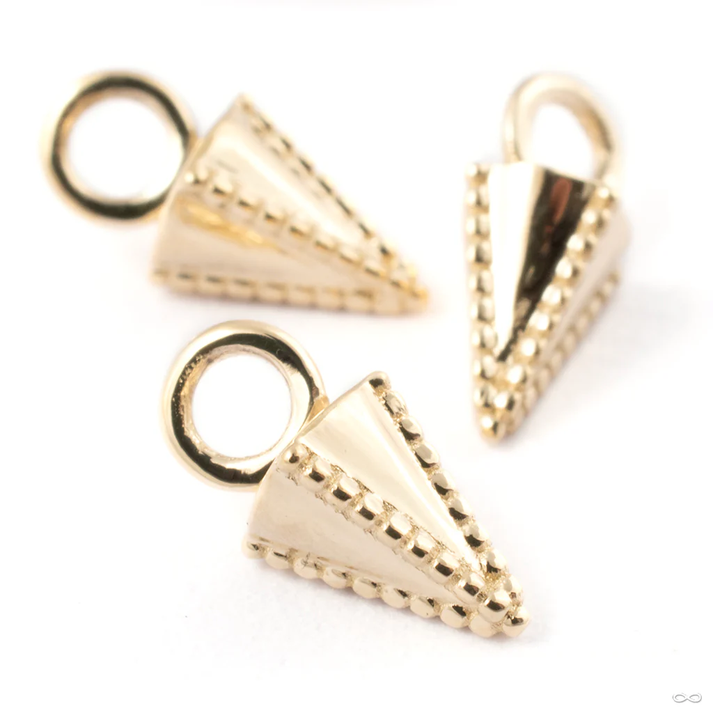 Aegis Charm in Gold from Tether Jewelry