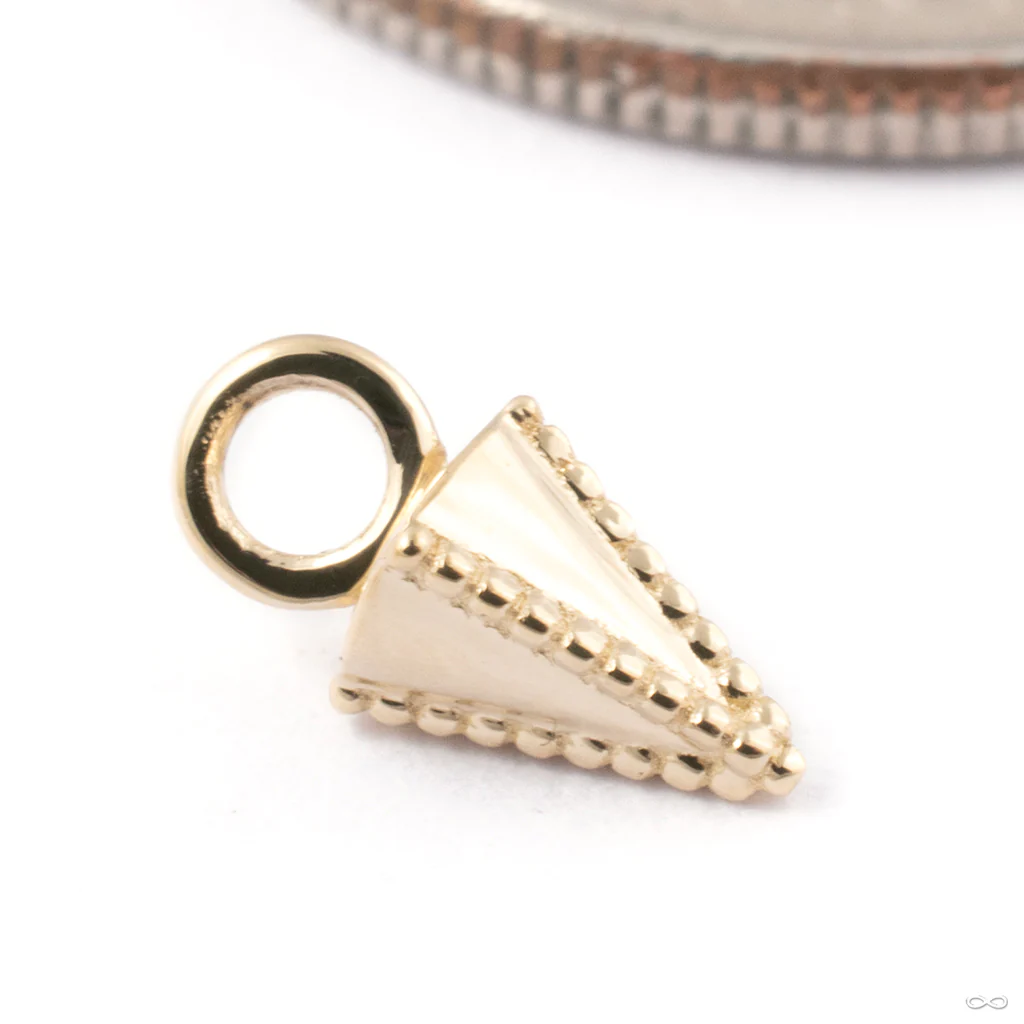 Aegis Charm in Gold from Tether Jewelry - Image 2