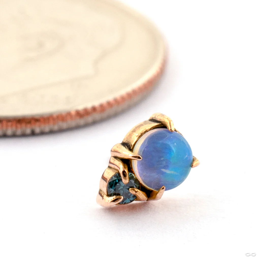 Afterglow Press-fit End in Gold from Maya Jewelry - Image 6