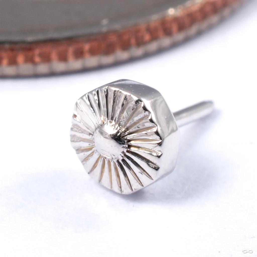 Alpha 08 Press-fit End in Gold from Tether Jewelry - Image 3