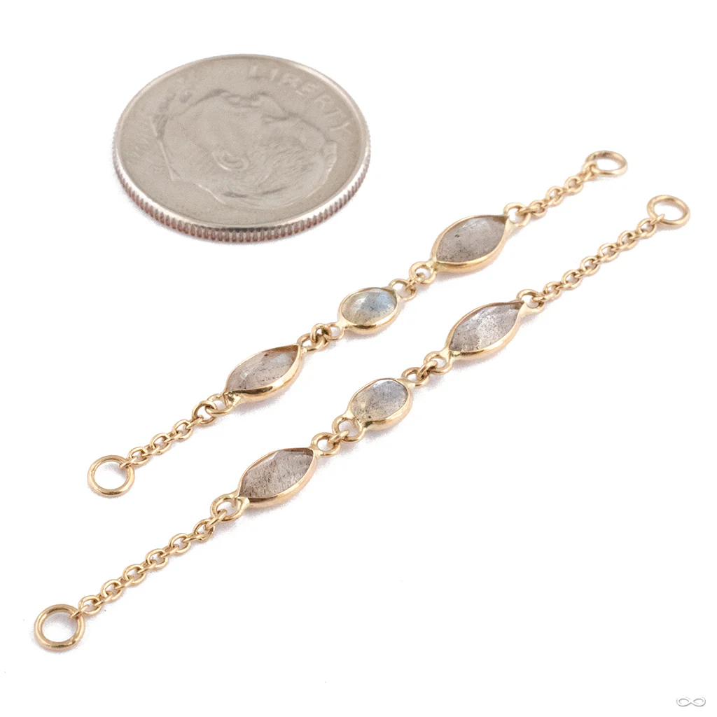 Amelia Chain in Gold from Hialeah - Image 3