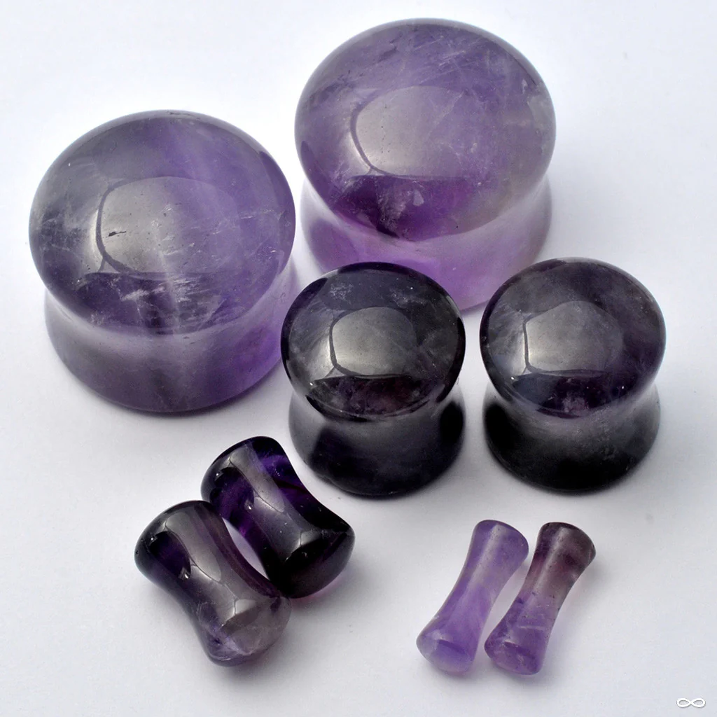 Amethyst Plugs & Eyelets from Diablo Organics