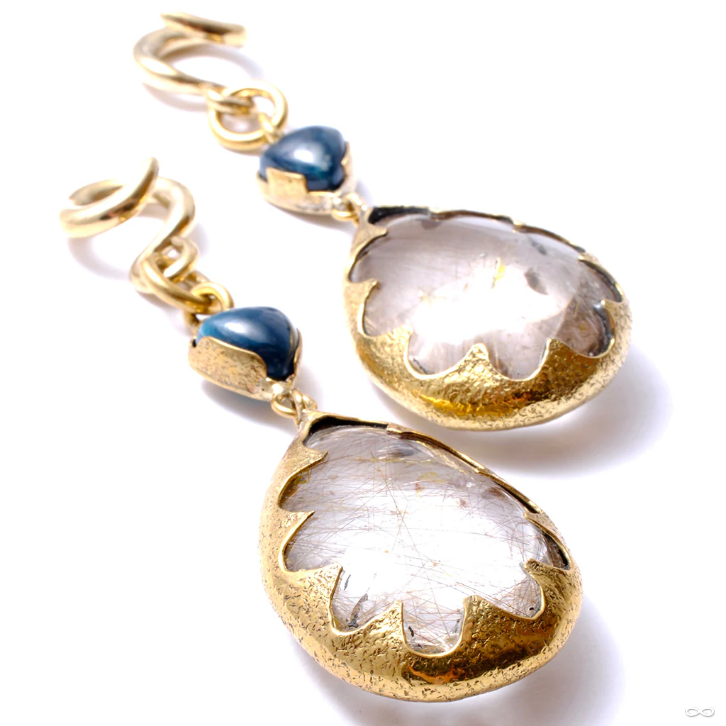Rutilated Quartz and Apatite Dangles from Diablo Organics - Image 2