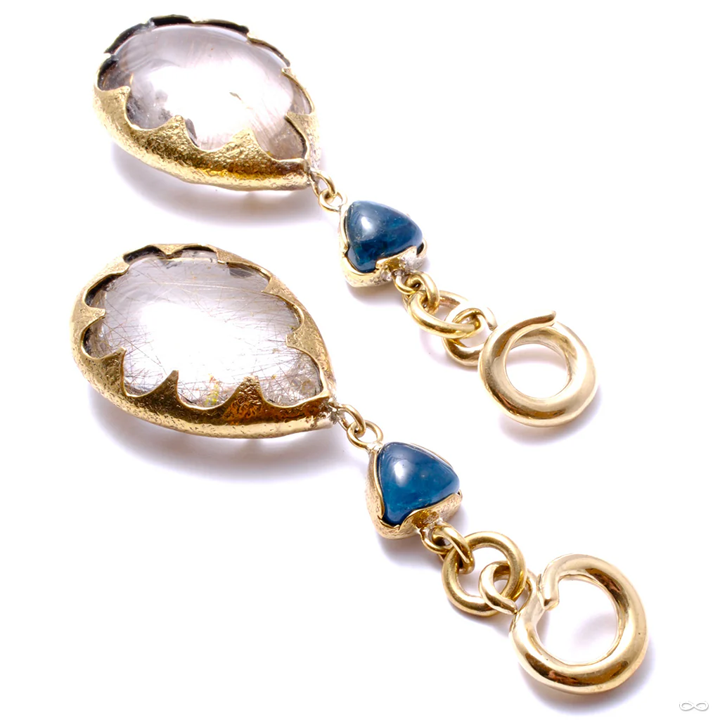 Rutilated Quartz and Apatite Dangles from Diablo Organics - Image 3