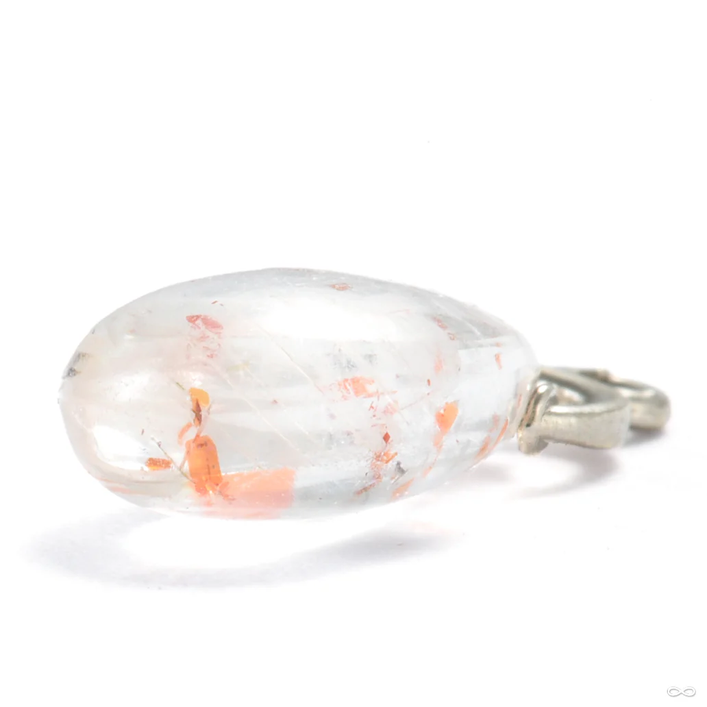 Arched Teardrop Charm in Gold from Origins Handmade - Image 2