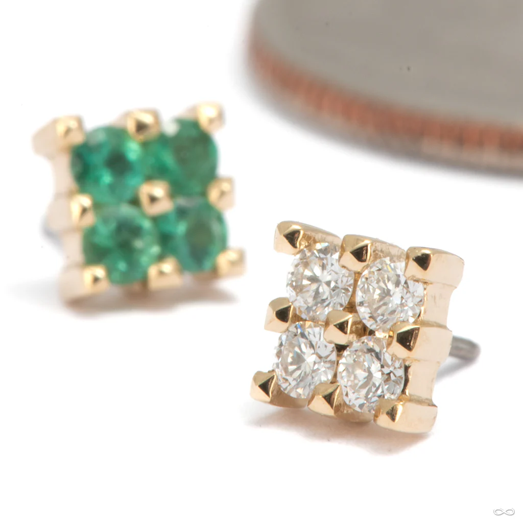 Argo Press-fit End in Gold from Tether Jewelry