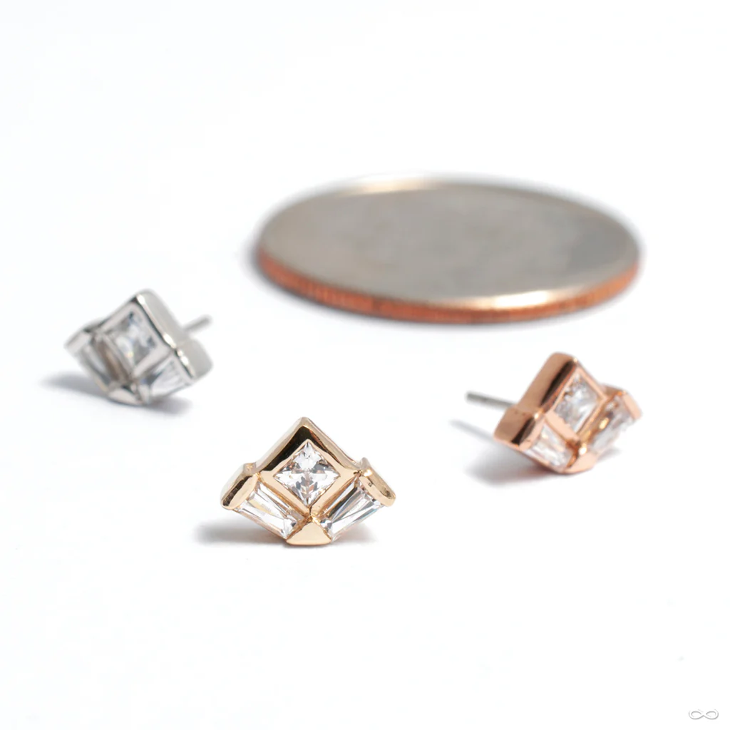 Aspire Press-fit End in Gold from Buddha Jewelry
