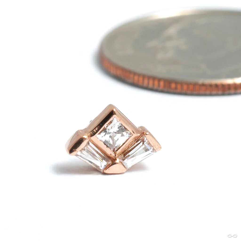 Aspire Press-fit End in Gold from Buddha Jewelry - Image 2