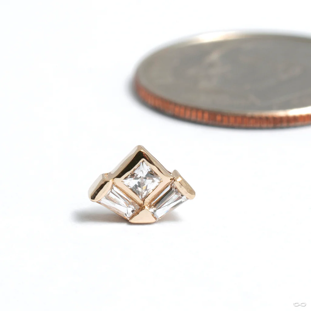 Aspire Press-fit End in Gold from Buddha Jewelry - Image 4