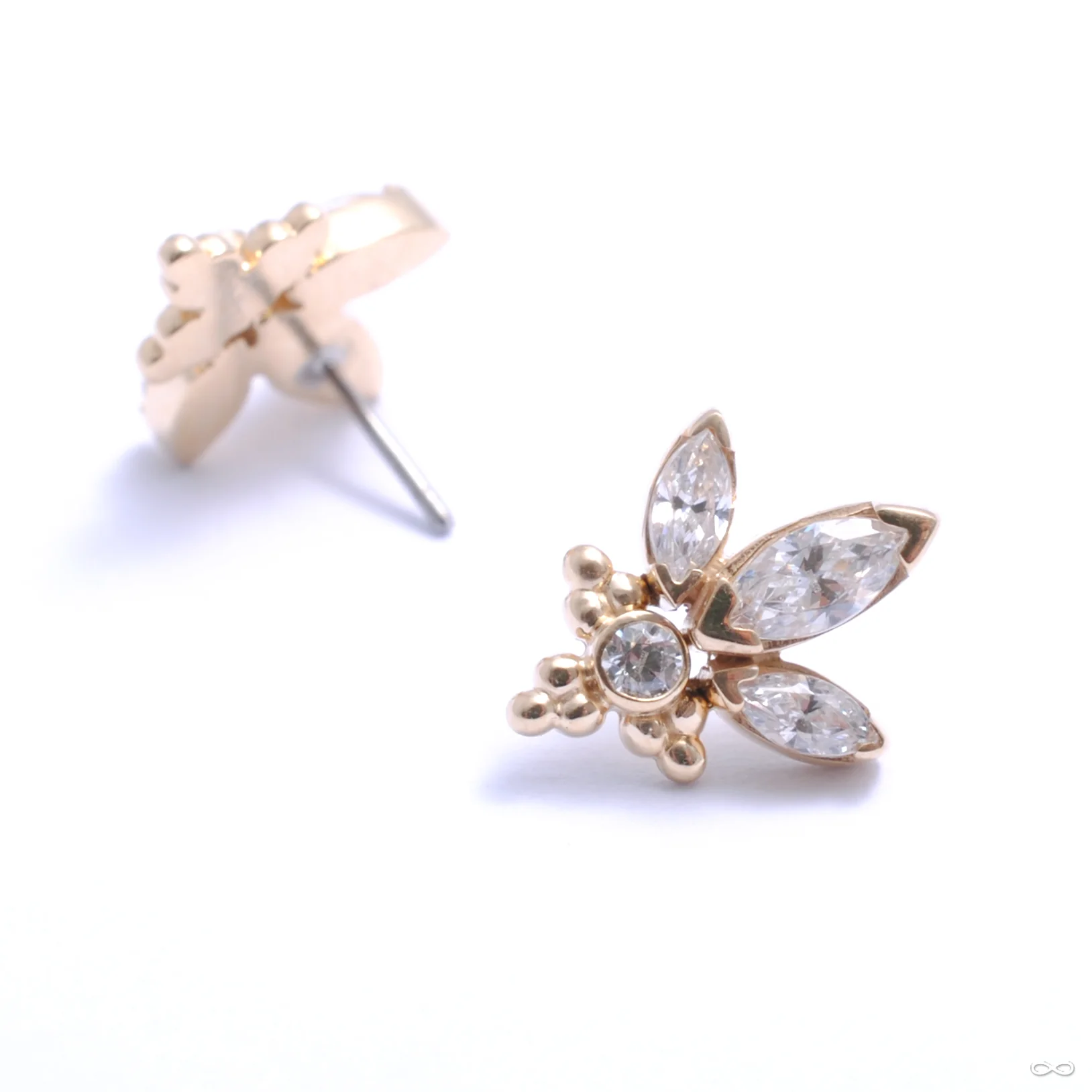 Audrey Press-fit End in Gold from LeRoi - Image 7