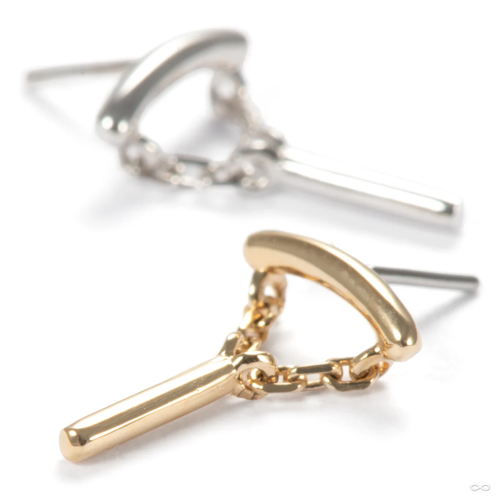 Aydan Press-fit End in Gold from Junipurr Jewelry