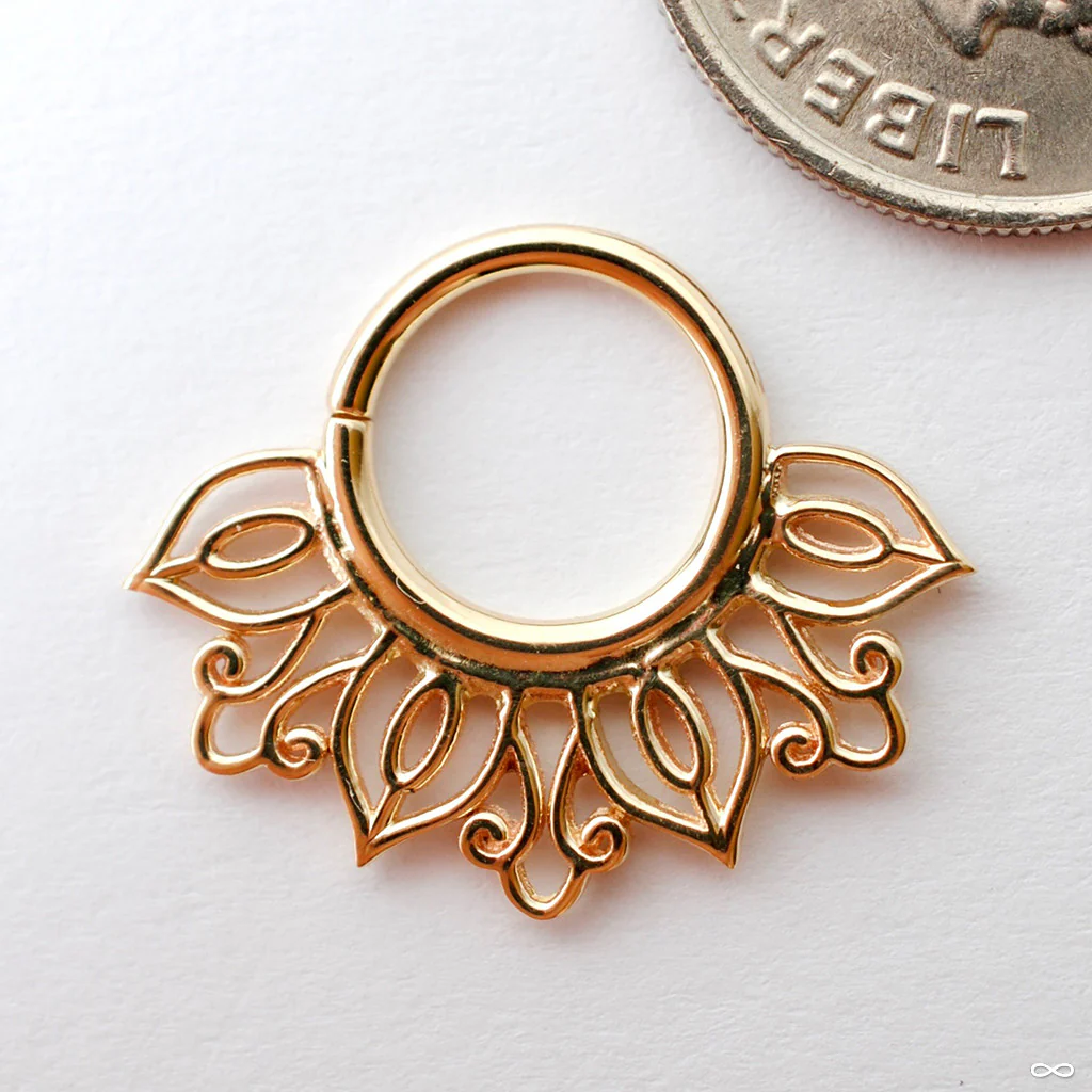 Azalea Seam Ring in Gold from BVLA - Image 3