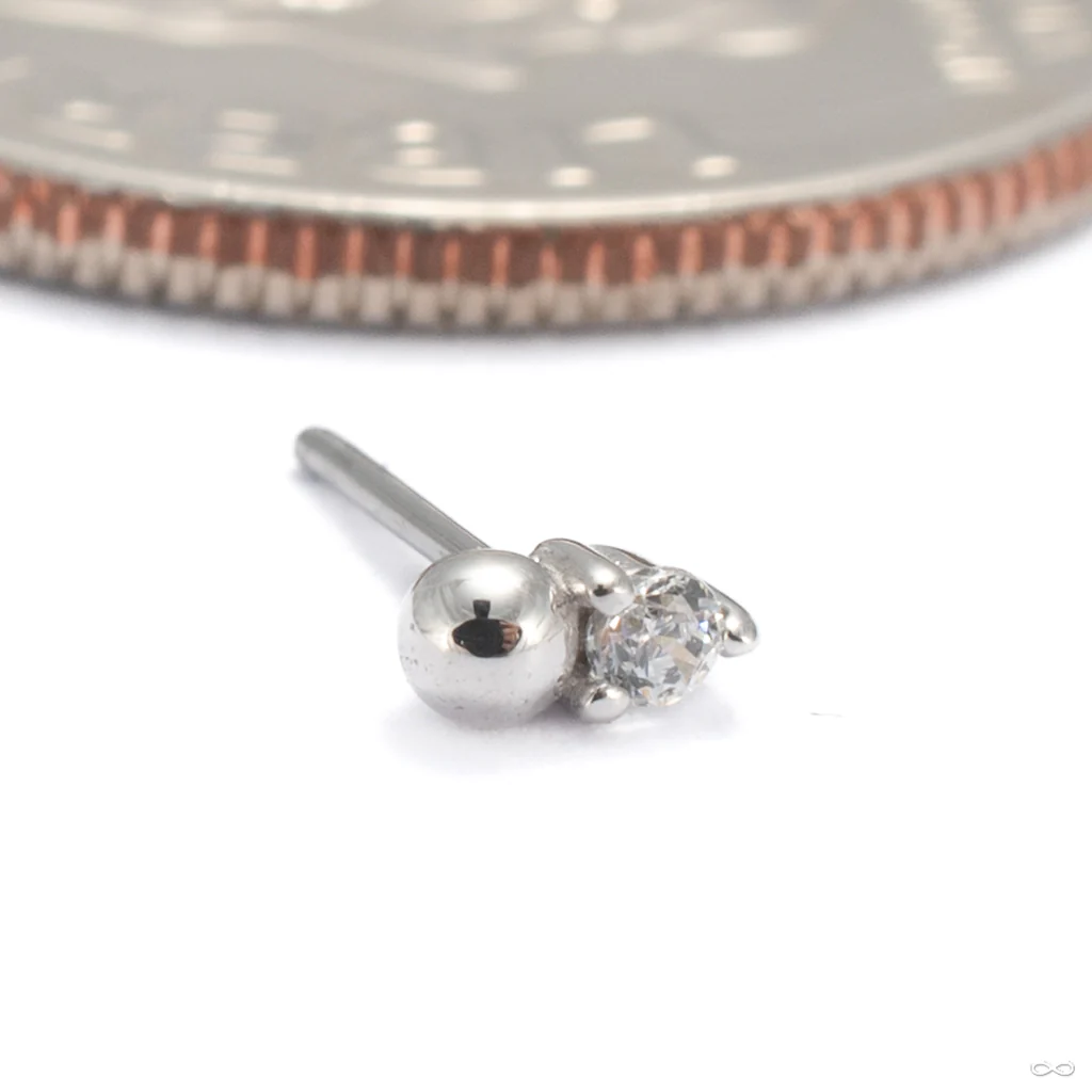 Babe Press-fit End in Gold from Buddha Jewelry - Image 3