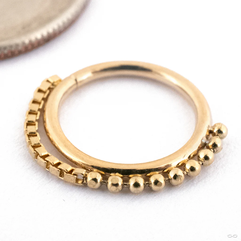 Bada Seam Ring in Gold from Pupil Hall - Image 2
