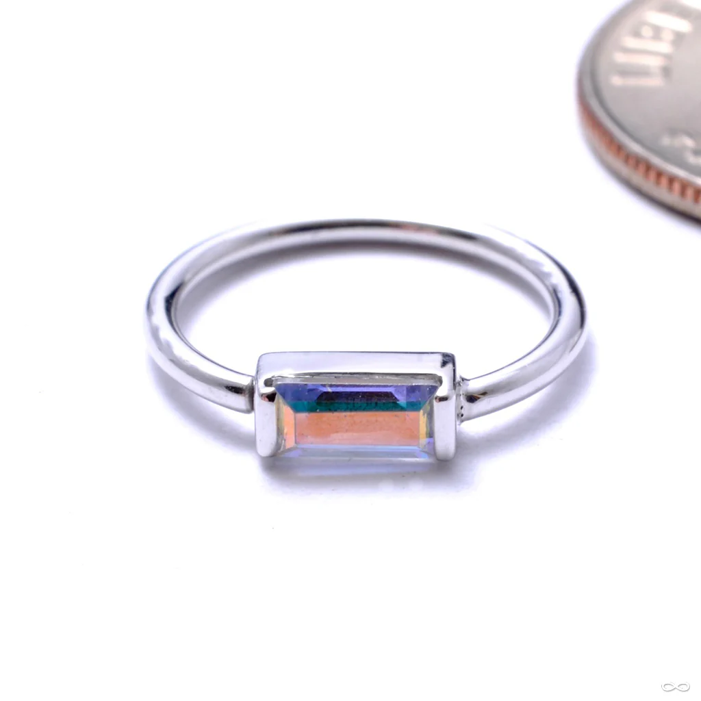 Baguette Bar Seam Ring in Gold from BVLA - Image 6