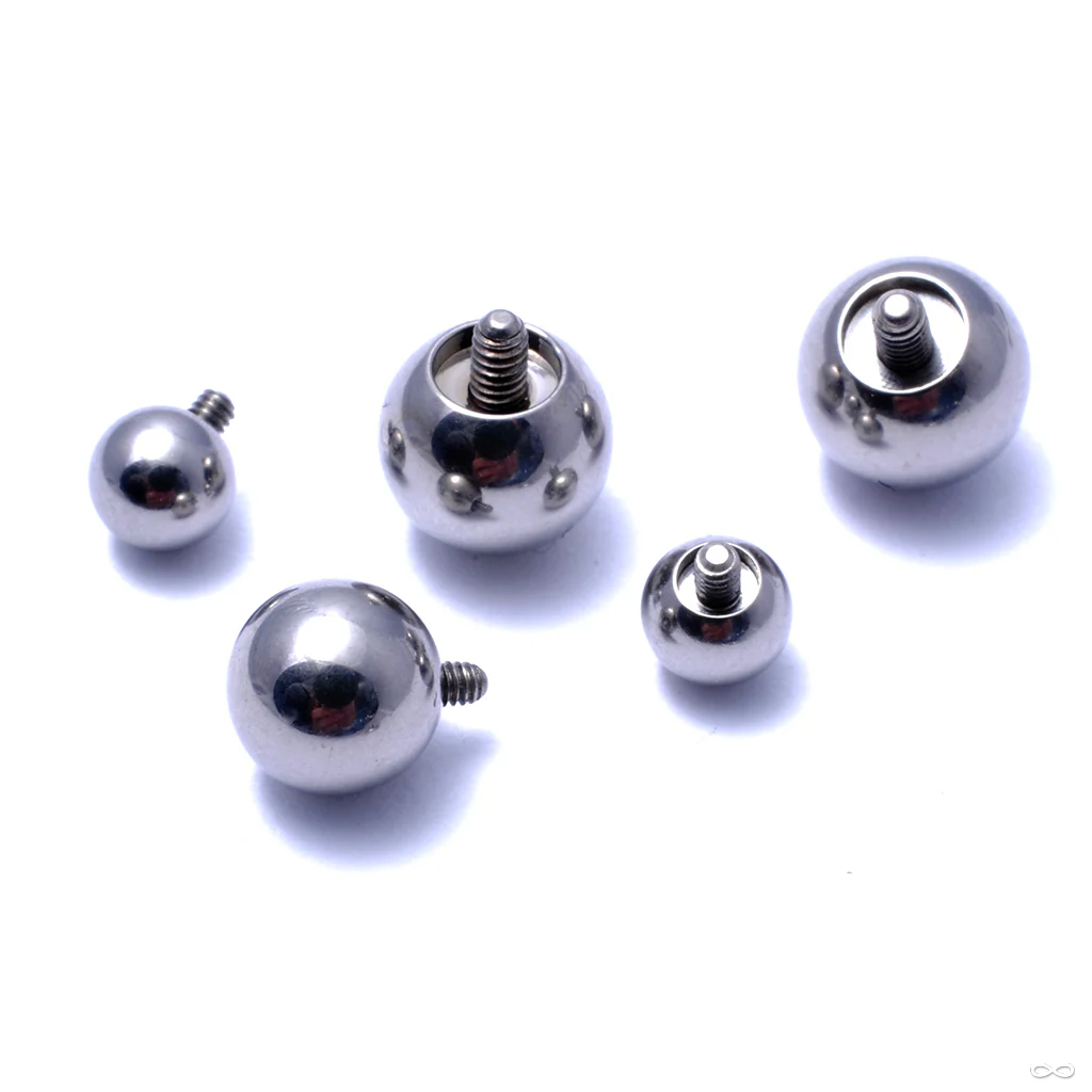 Ball Threaded End in Stainless Steel from Anatometal