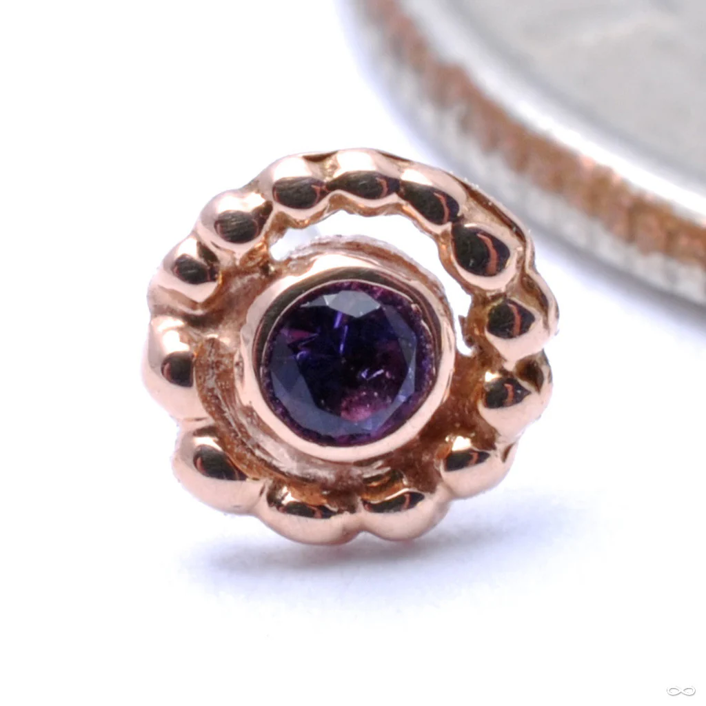 Bead Swirl Press-fit End in Gold from BVLA - Image 2