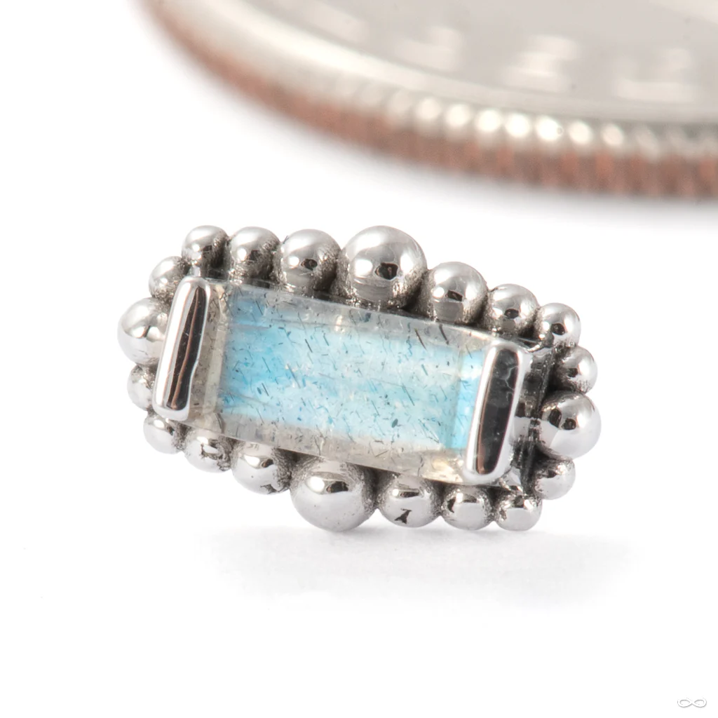 Beaded Baguette Press-fit End in Gold from BVLA - Image 6