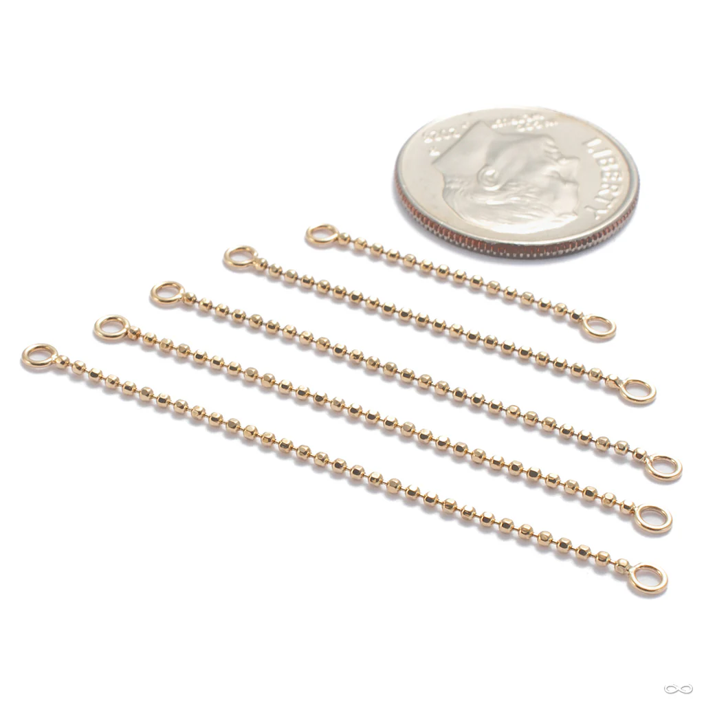 Beaded Lynx Chain in Gold from Pupil Hall - Image 2