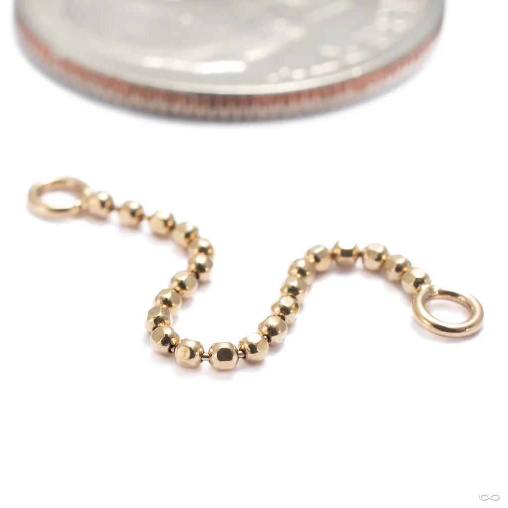 Beaded Lynx Chain in Gold from Pupil Hall - Image 3