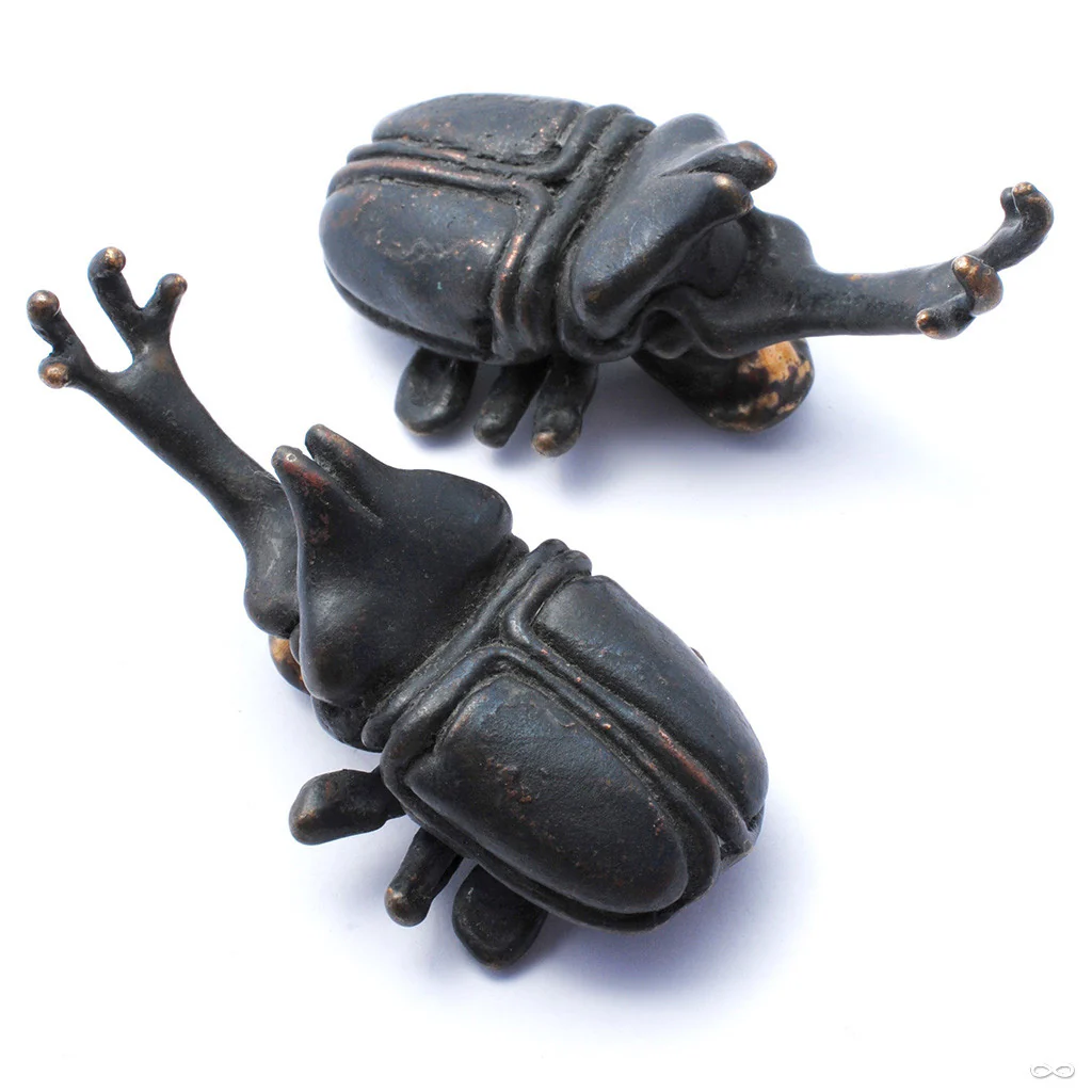 Beetle Ear Weights in Bronze from Blessings to You - Image 3