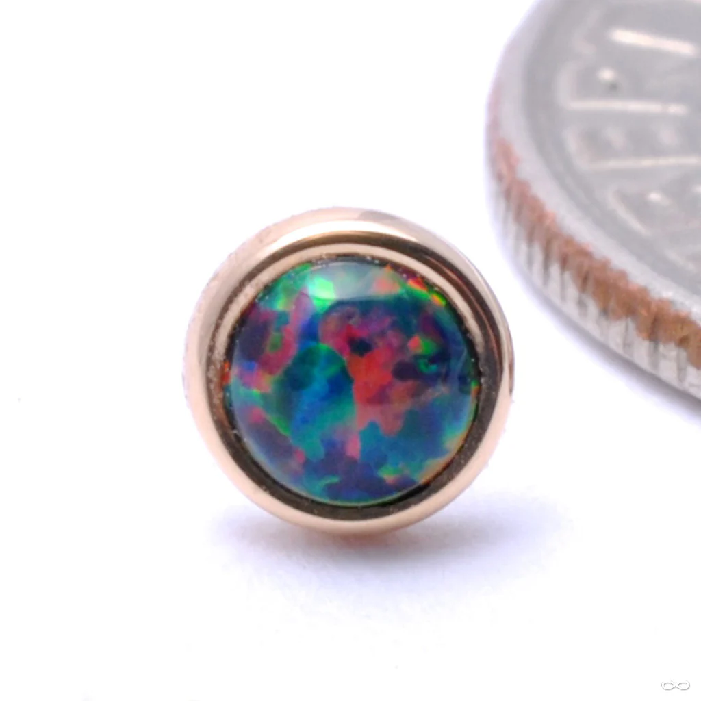 Bezel-set Cabochon Press-fit End in Gold from BVLA - Image 12