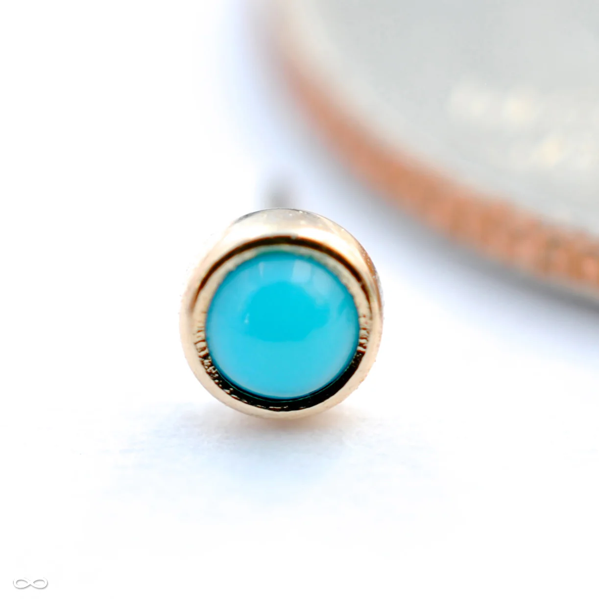 Bezel-set Cabochon Press-fit End in Gold from BVLA - Image 17
