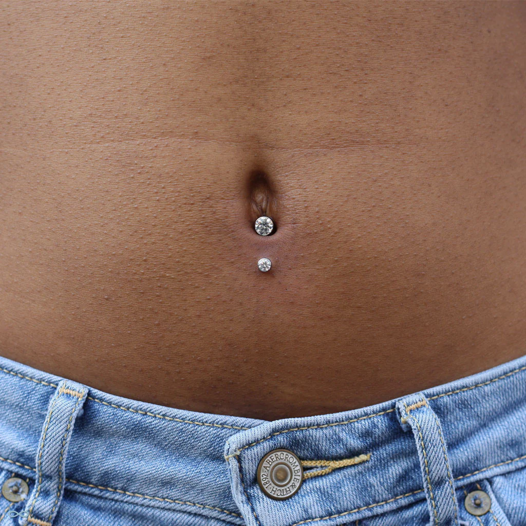Bezel-set Gem Curved Barbell from Industrial Strength - Image 15