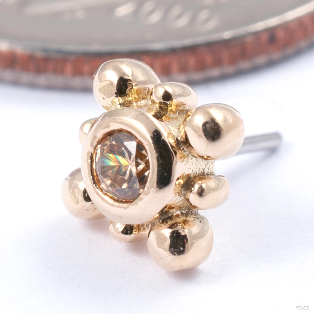Bindi Press-fit End in Gold from LeRoi - Image 23