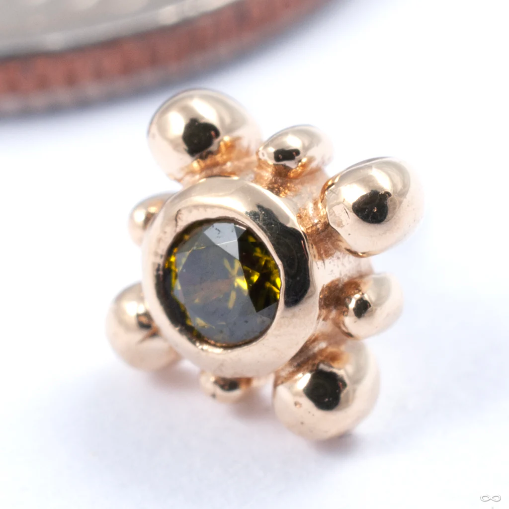 Bindi Press-fit End in Gold from LeRoi - Image 25