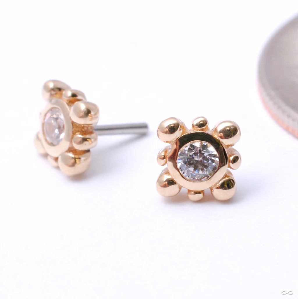Bindi Press-fit End in Gold from LeRoi - Image 3