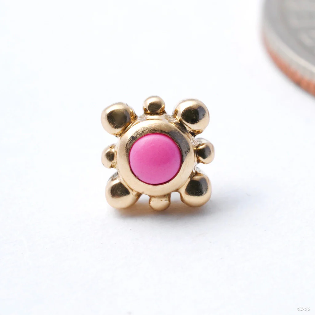 Bindi Press-fit End in Gold from LeRoi - Image 6