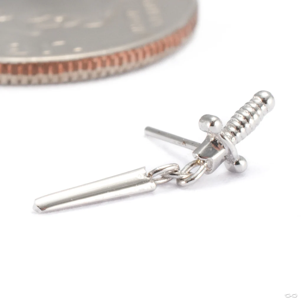 Bitty Needle Press-fit End in Gold from Pupil Hall - Image 3