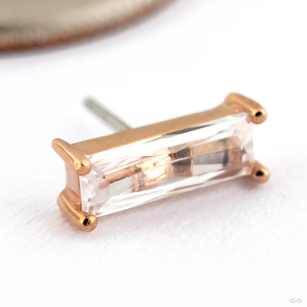 Bloodline Press-fit End in Gold from Ember Body Jewelry - Image 2