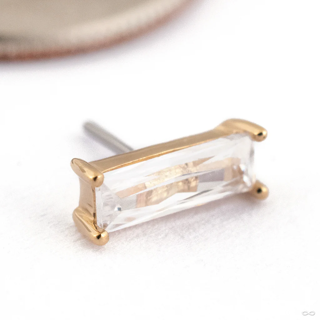 Bloodline Press-fit End in Gold from Ember Body Jewelry - Image 4