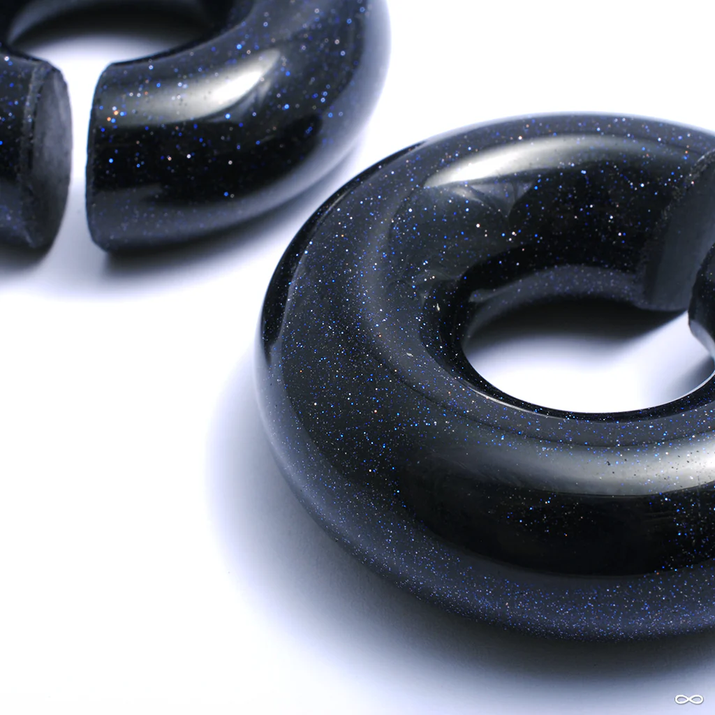 Blue Goldstone Rings from Diablo Organics - Image 2
