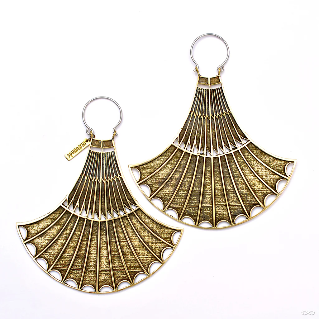 Blue Lotus Hoop Earrings from Eleven44 - Image 3