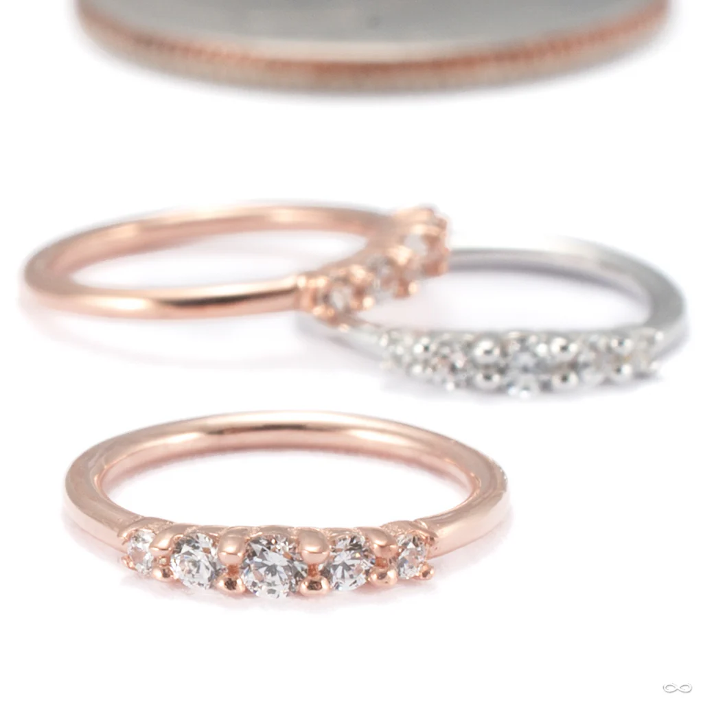 Brigitte Seam Ring in Gold from Buddha Jewelry