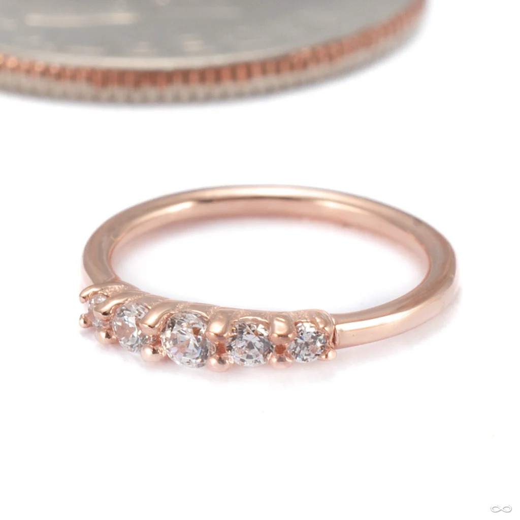 Brigitte Seam Ring in Gold from Buddha Jewelry - Image 2