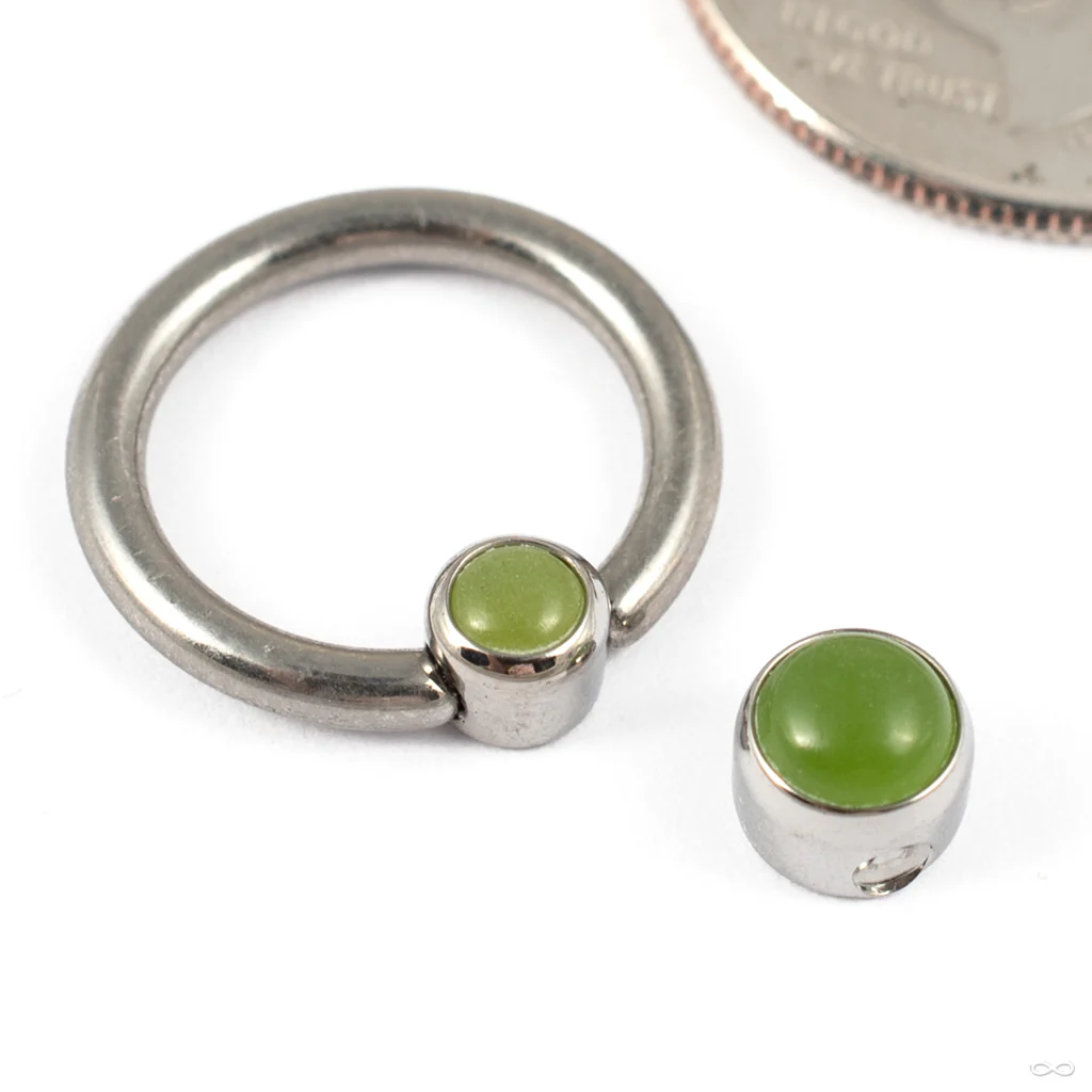 Captive Gem Bead in Titanium from Industrial Strength - Image 10