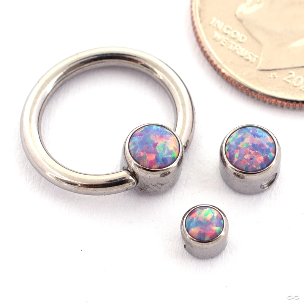 Captive Gem Bead in Titanium from Industrial Strength - Image 11