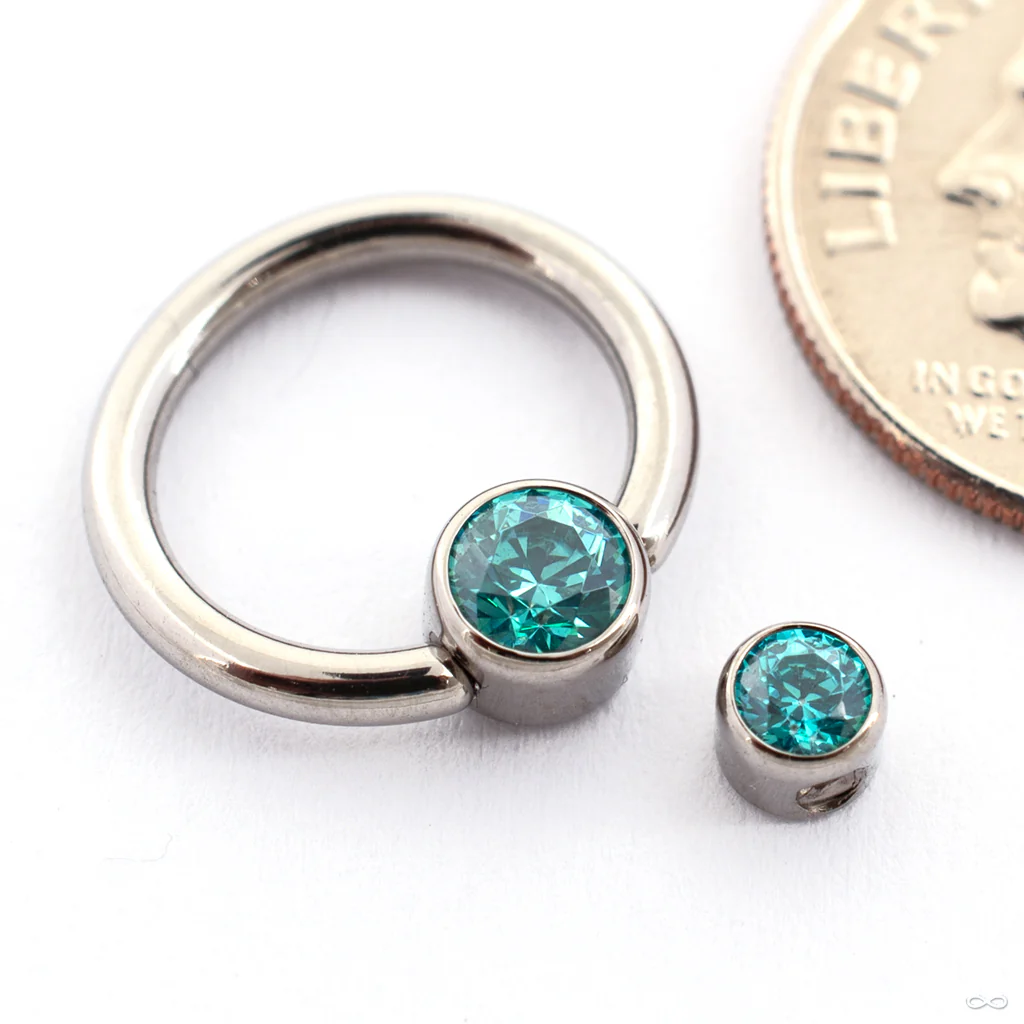 Captive Gem Bead in Titanium from Industrial Strength - Image 13