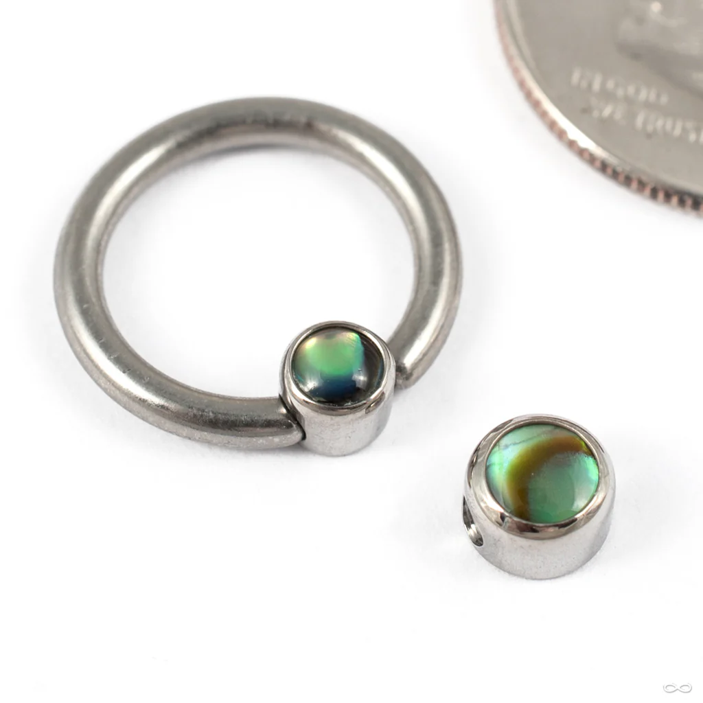 Captive Gem Bead in Titanium from Industrial Strength - Image 14